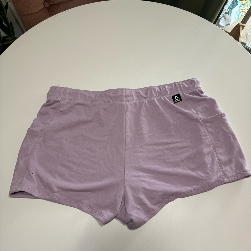 Purple Reebok Shorts - Picture 2 of 3